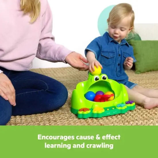 Bright Starts Poppin Ball Frog Ball Play Toy image {2}