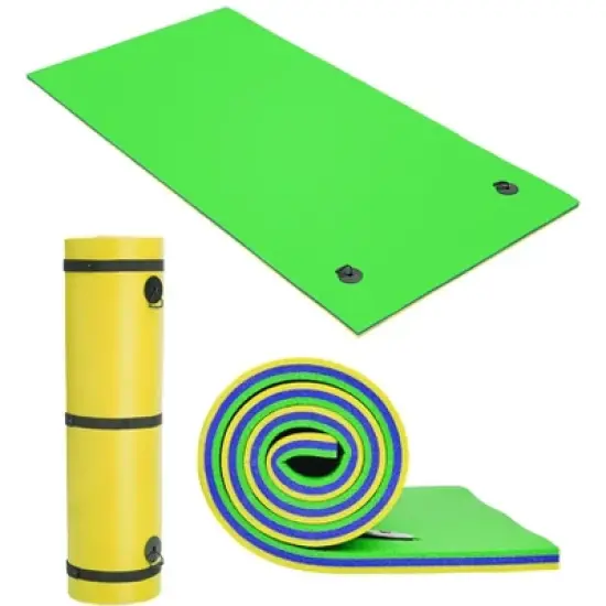 Lily Pad Floating Mat, 8'/9'/12' Extra Large Floating Water Mat, 3-Layer Tear-Resistant XPE Foam Suitable image {1}