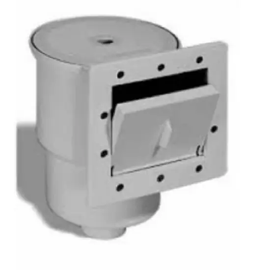 Swim Central 11.5" Gray HydroTools Above-Ground Swimming Pool ABS Thru-Wall Skimmer image {1}