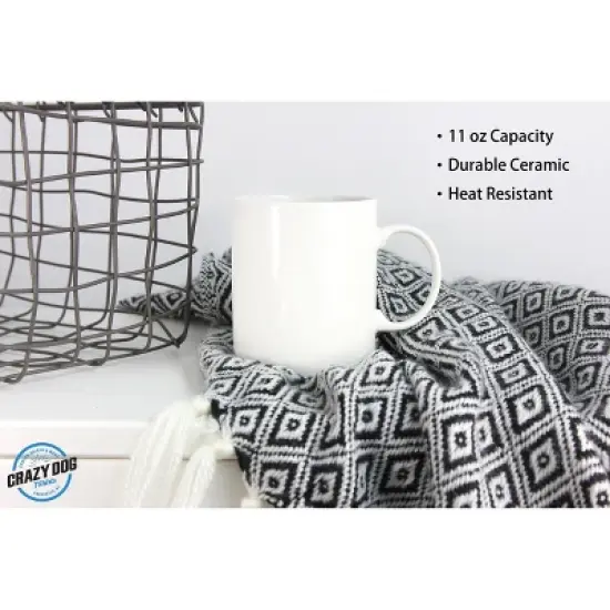 Crazy Dog Let That Sheet Go Mug Funny Halloween Bed Sheets Ghost Joke Cup-11oz image {6}