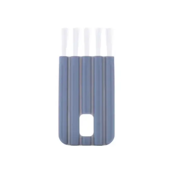 Household Multifunctional Bendable Groove Crevice Cleaning Brush &ndash; Flexible Grey Cleaning Tool for Hard-to-Reach Spaces, Kitchen, Bathroom, and Car image {6}