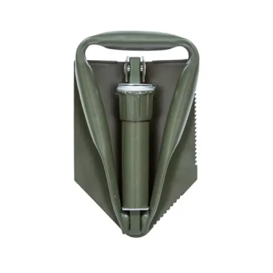 Stansport 23" GI Style Double Folding Shovel Olive Drab Green image {2}