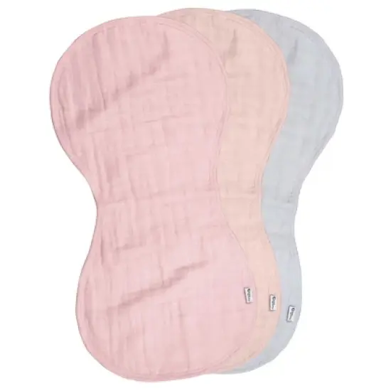 Organic Cotton Muslin Burp Cloths (3pk) image {3}