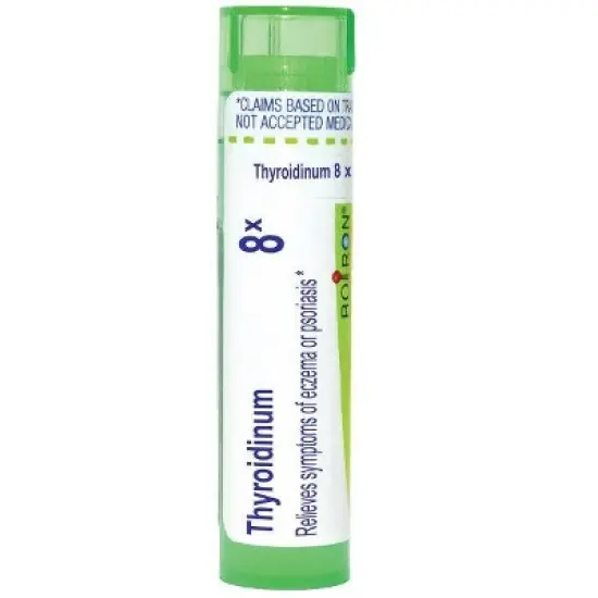 Thyroidinum 8X by Boiron Homeopathic Single Medicine For First Aid  -  80 Pellet image {10}