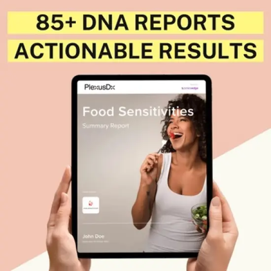 PlexusDx Food Sensitivity & Allergy Genetic Test | At-Home DNA Test Kit | CLIA Lab | Health Test | 85+ Reports image {1}