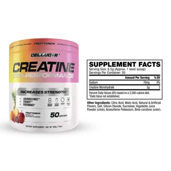 Cellucor Cor-Performance Creatine Dieting and Sports Supplement Powder - Fruit Punch - 50 Servings/11.5oz image {1}