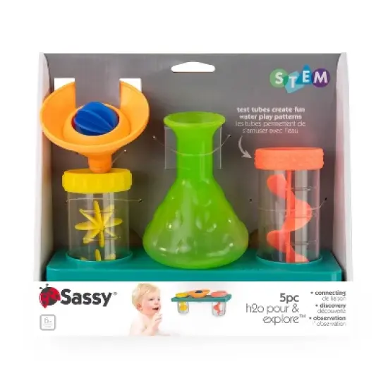 Sassy Toys H2O Pour and Explore Bath Toy image {1}