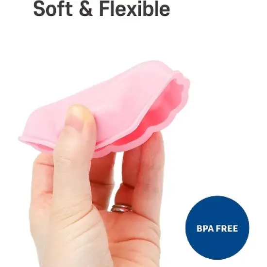 Link Ready! Set! Play! Silicone Beach & Pool Toy 7pc Set For Travel Easy To Clean Bucket Shovel 4 Sands Molds For Toddlers & Babies Carry Bag Included image {3}