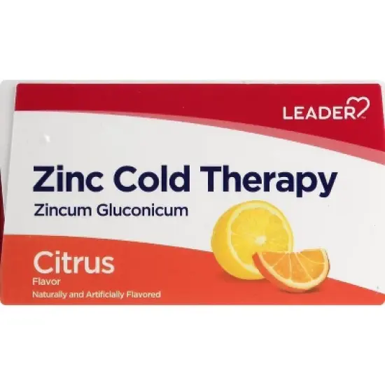 Leader Zinc Cold Therapy Lozenges, 25 Ct image {6}
