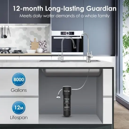 Waterdrop 10UB Under Sink Water Filter Easy Installation image {8}