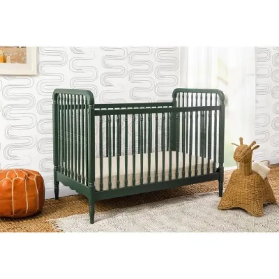 Namesake Liberty 3-in-1 Convertible Spindle Crib with Toddler Bed Conversion Kit image {10}