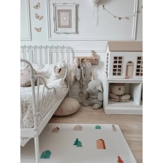 LITTLE Bot Baby Play Mat - Boho Town + Country Road Nordic image {1}
