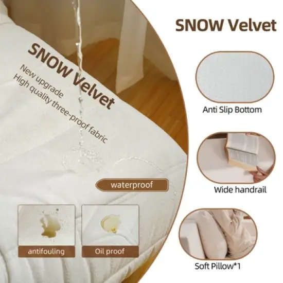 Gulches No Installation&Convertible Living room foam sofa chair image {5}