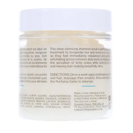 Christophe Robin Purifying Scalp Scrub with Sea Salt 2.5 oz image {4}