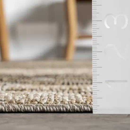 nuLOOM Oliva Modern Diamond Indoor/Outdoor Patio Area Rug image {2}