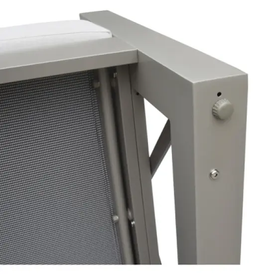 Christopher Knight Home Myra Outdoor Modern Powder Coated Aluminum Geometric Pattern Club Chair with Water Resistant Cushions image {7}