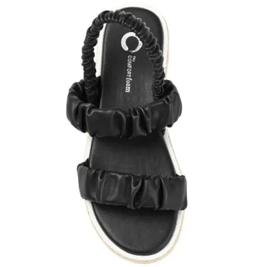 Journee Collection Womens Knowles Tru Comfort Foam Espadrille Platform Sandals image {3}