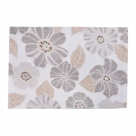 Split P Petals Beige Floral Placemat Set of 4 image {5}