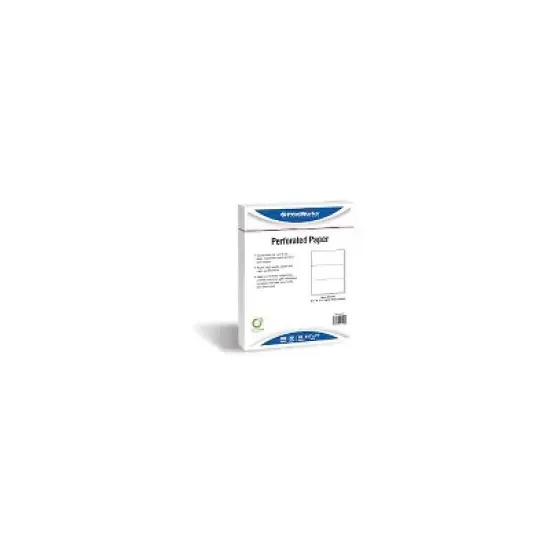 Printworks Professional Printworks Professional 8 1/2" x 11" 20 lbs. Perforated 3 1/4" Paper image {2}