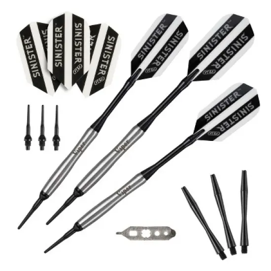 Viper Sinister Tungsten Soft Tip Darts and Realtree Hardwoods Deluxe Dart Case - Camo image {1}