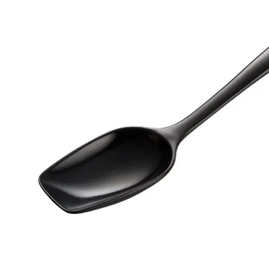 Gourmac Black 10" Melamine Serving Spoon image {1}