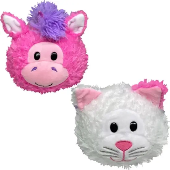 FlipaZoo Magic Tails Pink Unicorn to White Cat - 2-In-1 Animal Plush image {2}