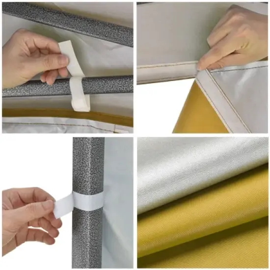 InstaHibit Universal Sidewall UV50+ Fit 10x10 Ft Pop up Canopy 1 Piece Party image {6}