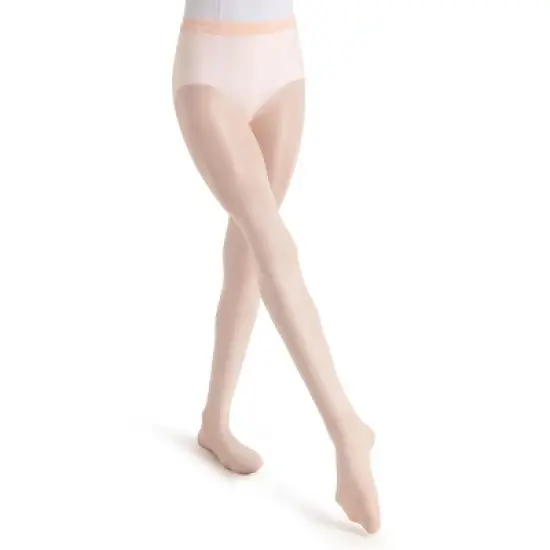 Capezio Girl's Ultra Shimmery Footed Tight - Child image {5}
