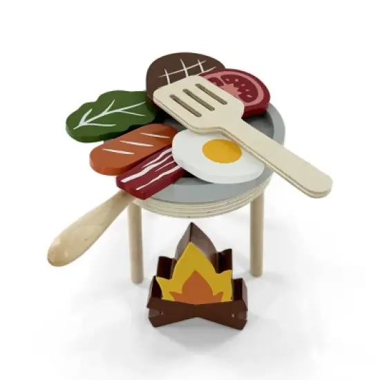Wood Food Sets Camping Prop Replica - Bullseye's Playground&trade; image {2}