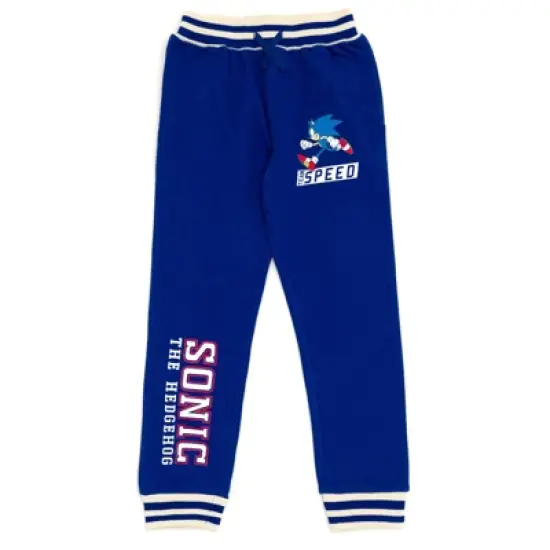 SEGA Sonic the Hedgehog Fleece Bomber Jacket and Jogger Pants Little Kid to Big Kid image {2}