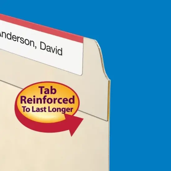 Smead File Folder, Reinforced 1/3-Cut Tab, Legal Size, Manila, 100 Per Box (15334) image {11}