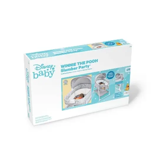 Bright Starts Disney Baby Winnie the Pooh Soothing Baby Bassinet - Slumber Party image {14}