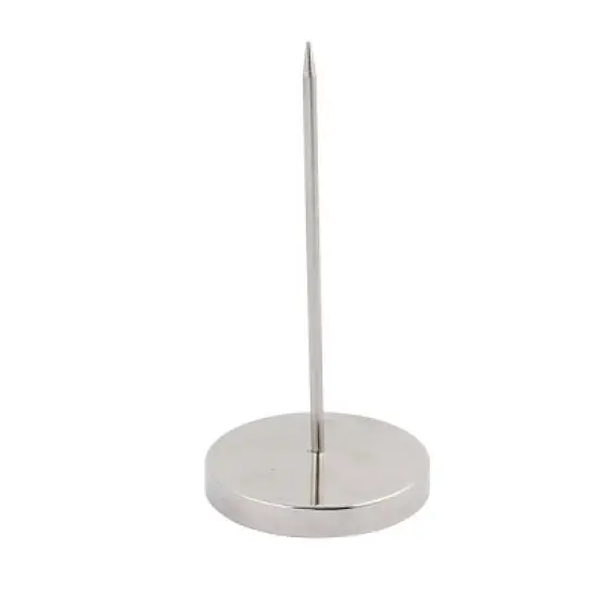 Unique Bargains Counter Desk Memo Bill Metal Holder Stick 1 Pc image {3}