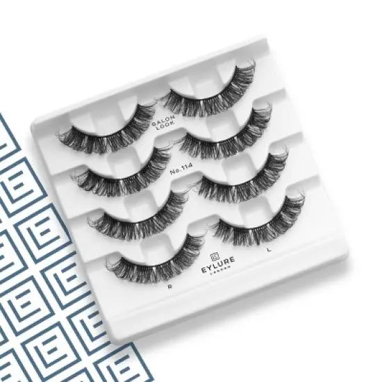 Eylure False Eyelashes - No 114 - 4pc image {1}