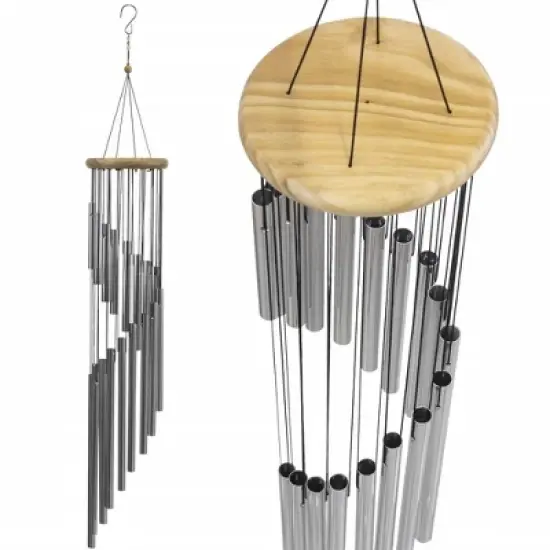 Sorbus Wind Chimes - Tubular Decorative Outdoor Garden Accent with Soothing Musical Bell Sounds - Great for Memorial, Home, Deck, Patio, or Garden image {5}