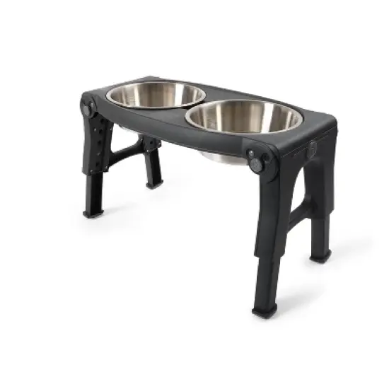 Dexas Adjustable Height Stainless Steel Dog Bowl image {5}