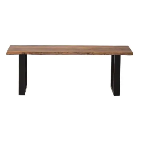 Brownstone Iii Counter Height Dining Bench Brown - Treasure Trove image {1}