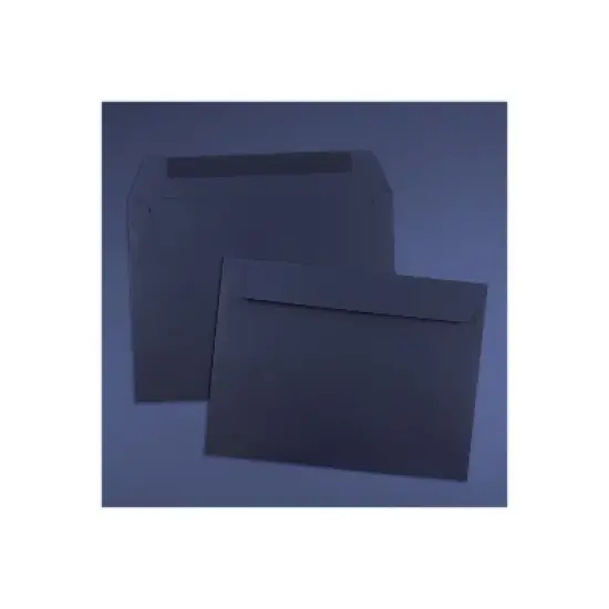 JAM Paper Booklet Envelope 9" x 12" Navy Blue 250/Box (263916011H) image {3}
