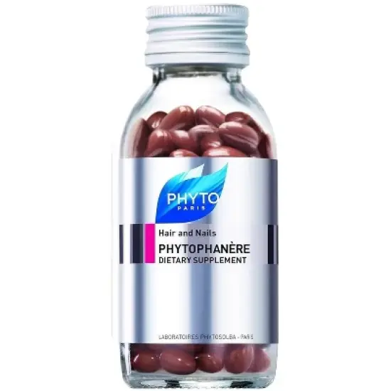 PHYTO Phytophanere 100% Natural Hair Loss Thinning Dietary Supplement (120 capsules count) 2-Month Supply Phanere Hair & Nails Vitamins image {6}