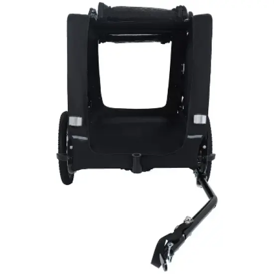 2-in-1 Bike Trailer & Push Cart for Pets - Detachable Bike Hitch & Push Handle Included,All-Terrain Wheels,Non-Slip Floor,Holds Up to 88 lbs image {15}