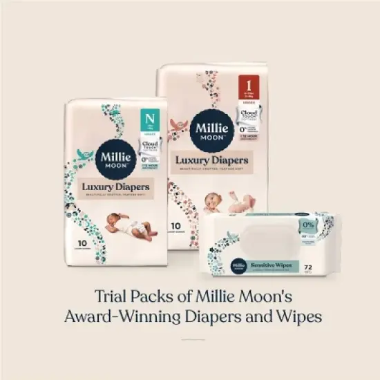 Millie Moon Luxury Disposable Diapers Gift Box - 20ct image {5}
