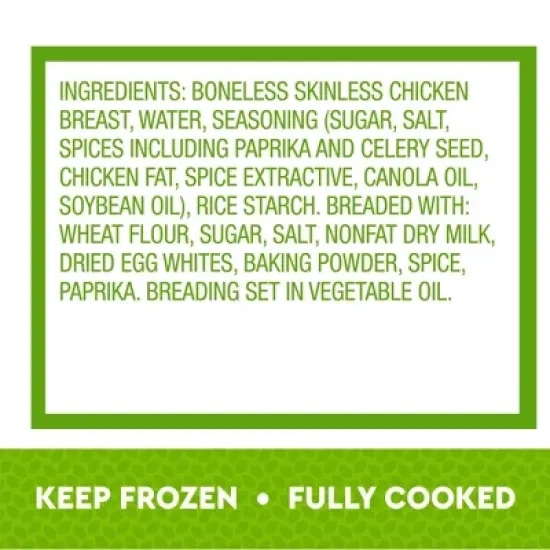 Just Bare Lightly Breaded Chicken Breast Fillets Frozen - 24oz image {4}