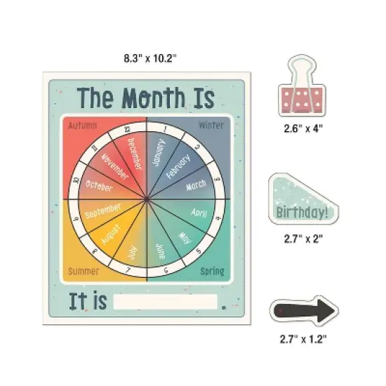 Carson Dellosa Education We Belong Calendar Bulletin Board Set image {4}