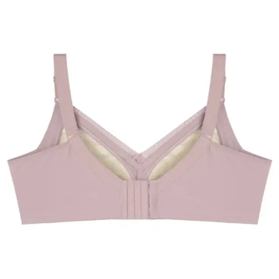 Agnes Orinda Women Plus Push-Up Wirefree 4-Hook Lace Trim Adjustable Straps Comfort Bra image {1}