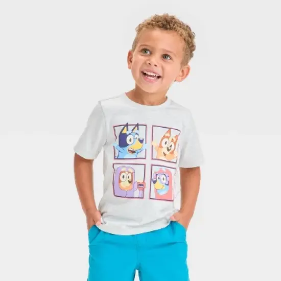 Toddler Boys' Bluey Bingo Grannies T-Shirt - Gray image {4}