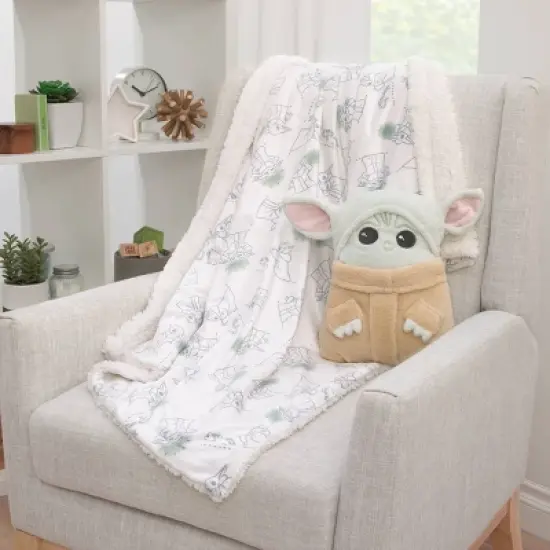 Disney Grogu Plush Baby Blanket image {6}