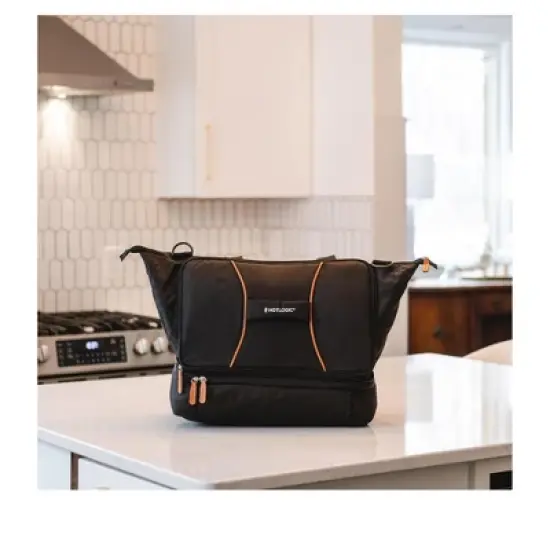 HOTLOGIC Max Portable 9" x 13" Food Warmer and Carrying Bag (Black) image {3}