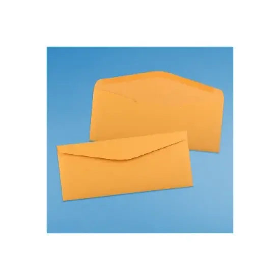 JAM Paper Recycled #11 Envelopes 4 1/2" x 10 3/8" Kraft 1633180I image {3}