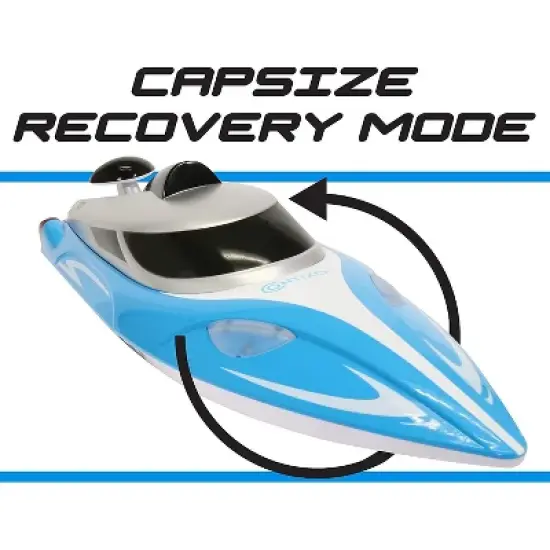 Contixo T2 RC Boat - Remote Control Boat for Pools and Lakes -Fast RC Boats For Adults and Kids (Blue) image {4}