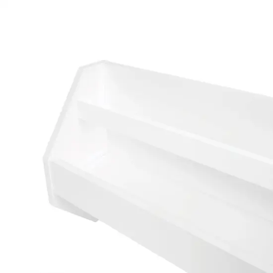 Kids' Catch-All Wall Shelf with Bookrack and Hooks White - RiverRidge Home image {2}